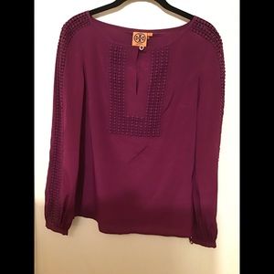 - Tory Burch silk blouse Sz 0